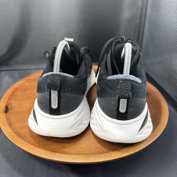 Asics Gel-Cumulus 25 Womens Size 9 Black White Athletic Running Shoes Sneakers - Picture 3 of 9